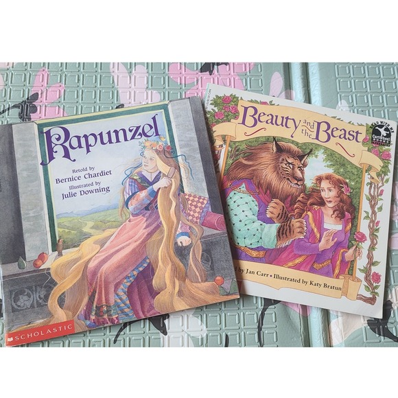 Scholastic Other - Rapunzel and Beauty and the Beast Scholastic Paperback Book Set Fairy Tales